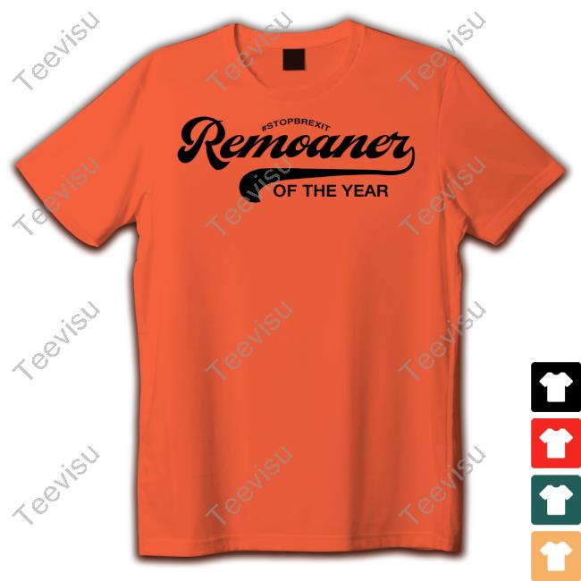 Official #Stopbrexit Remoaner Of The Year T Shirt Alastair Campbell